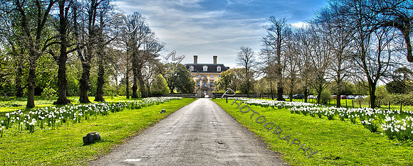 Thorpe Hall in the sun